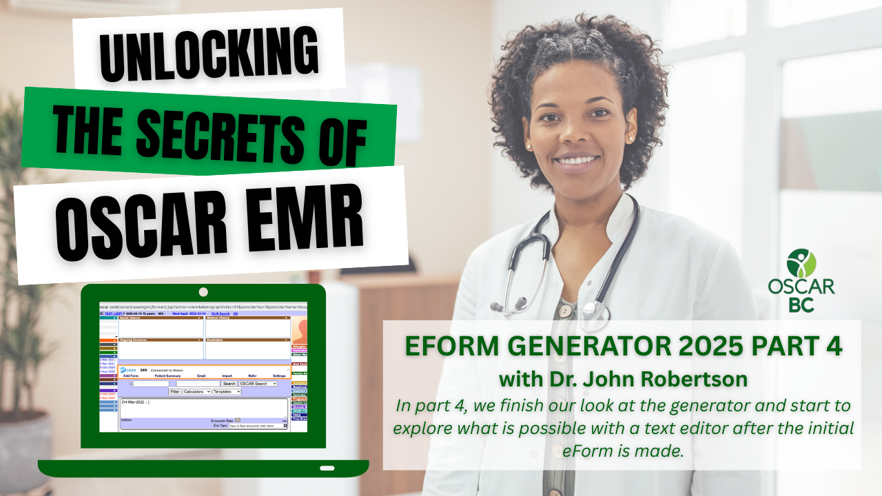 Create Your Own eForms - OSCAR BC